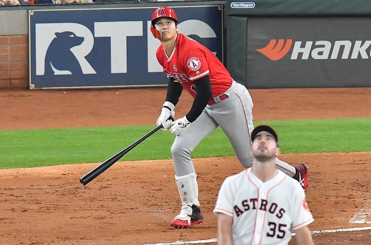 2019年、大谷翔平はバーランダーから鮮やかな一撃を放った。今後も大投手・強打者との対決が楽しみで仕方ない ／ photograph by AFLO