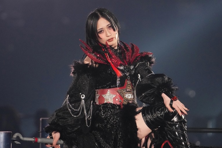 10度目の王座防衛戦に臨む上谷沙弥　©Masashi Hara