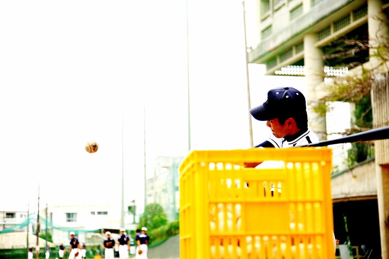 沖縄尚学高校野球部の練習風景（2008年） ©︎Tamon Matsuzono