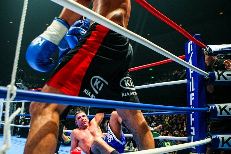 2008年12月、シュルトに勝利して出場したグランプリ準々決勝でバダ・ハリに敗戦　©Susumu Nagao