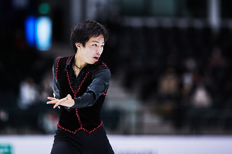 前日の練習で肉離れを起こしながらも滑り切った三浦のフリー