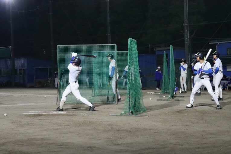 現在の花咲徳栄、練習風景　©Genki Taguchi