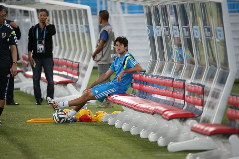 ブラジルW杯ギリシャ戦前日練習（2014年）　©︎JMPA