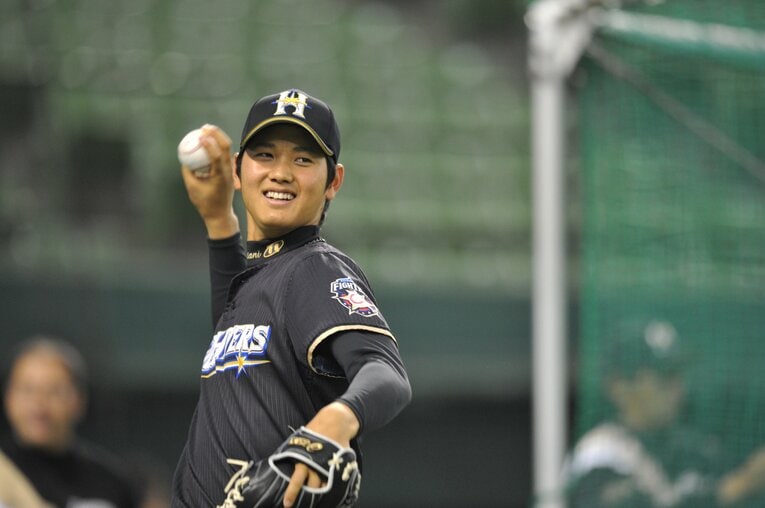 プロ1年目（2013年）の大谷翔平　©BUNGEISHUNJU