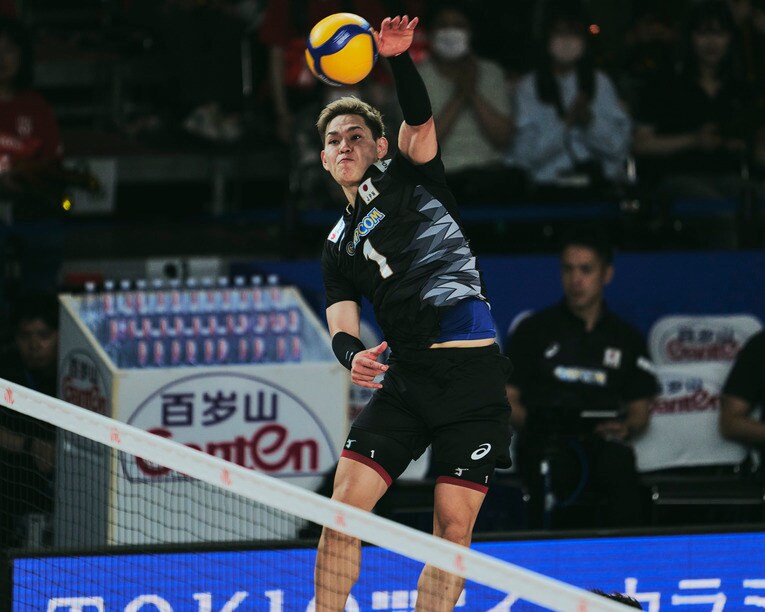 西田有志（VNLスロベニア戦）©︎Yuki Suenaga