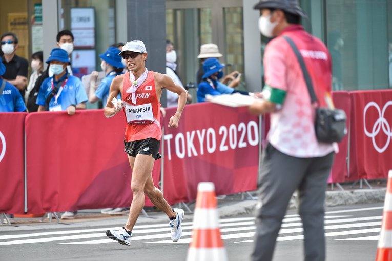 銅メダリストになった山西©Nanae Suzuki/JMPA