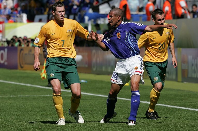 ドイツW杯オーストラリア戦　©JMPA
