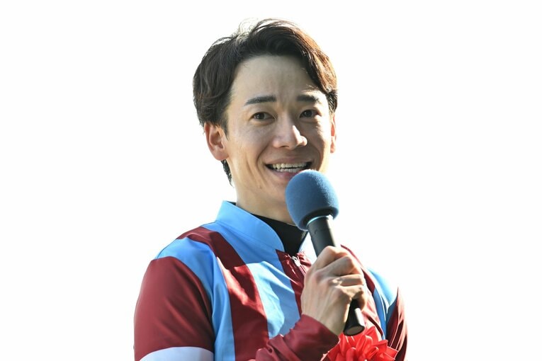 松山弘平の優勝騎手インタビュー　©Keiji Ishikawa