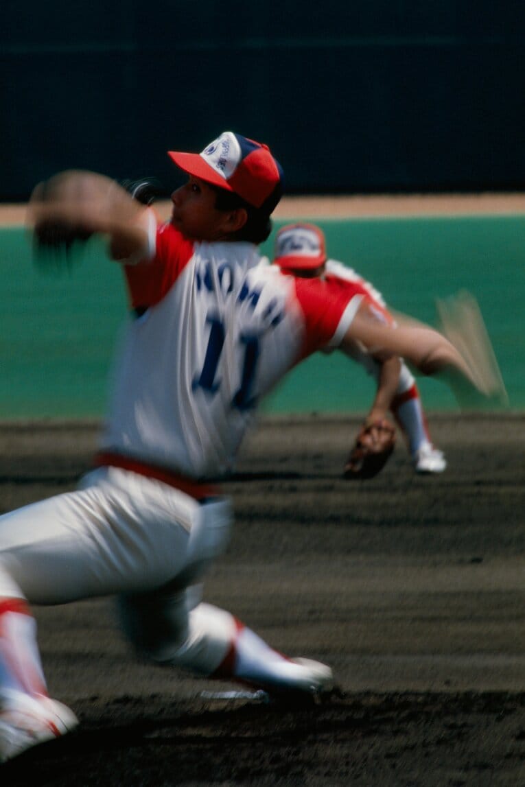 近鉄時代の野茂英雄　©︎BUNGEI SHUNJU