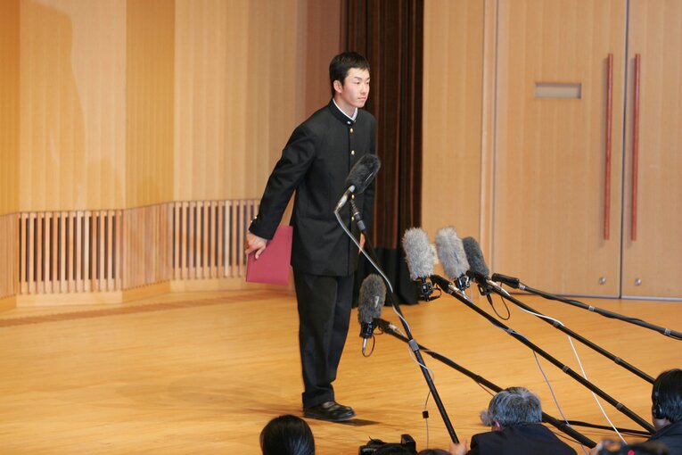 早稲田実業高校の卒業式　©︎Hideki Sugiyama