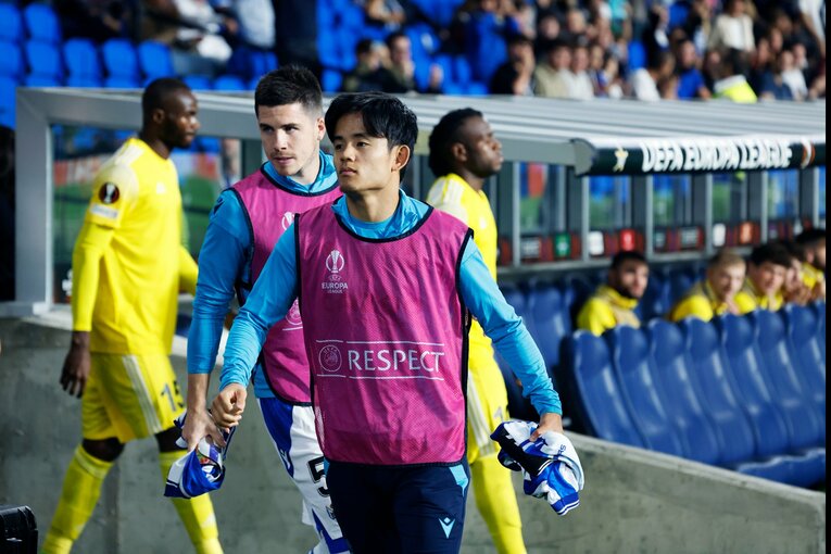 ※写真をクリック、スワイプすると「珍しいヘディングアシストや盟友との友情」などELでの久保の活躍がご覧になれます