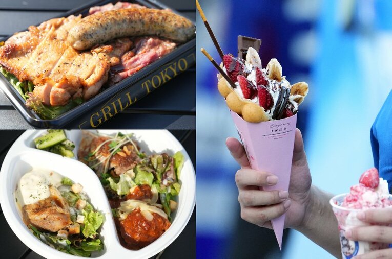 多くのサポーターを魅了する横浜F・マリノスのスタジアムグルメ。そのスゴさを味わうため、日産スタジアムで「食い倒れ取材」を敢行した ／ photograph by Masashi Hara