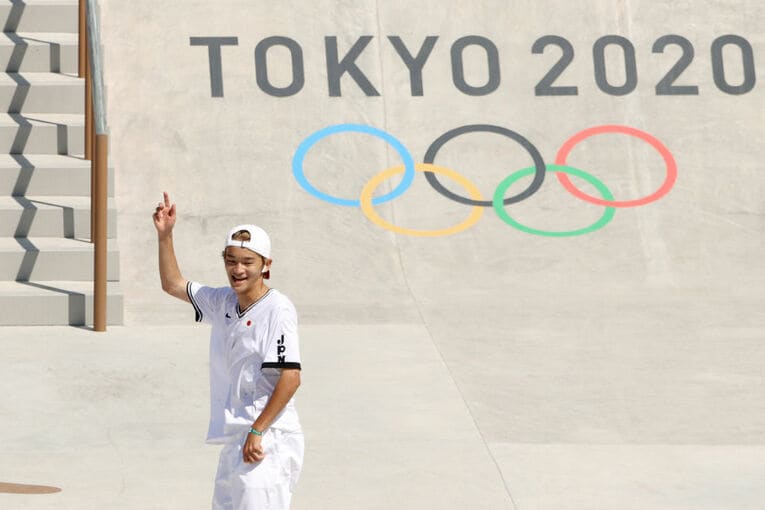東京五輪の白井　©Ezra Shaw/Getty Images
