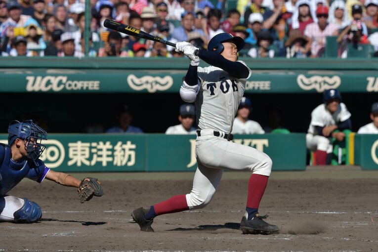 決勝の金足農業戦　　©Hideki Sugiyama