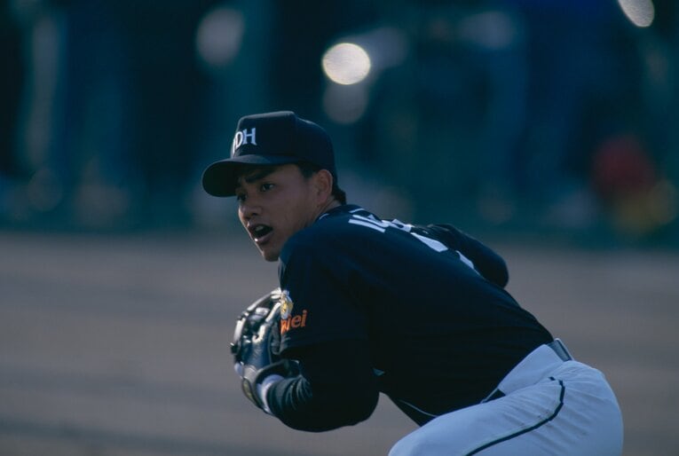 青山学院時代の井口資仁（1996年）　©Takao Yamada