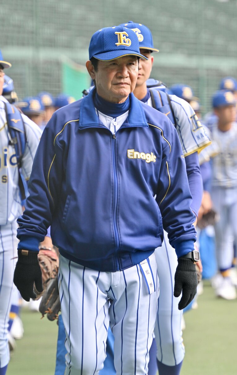 エナジックの神谷嘉宗監督　©JIJI PRESS