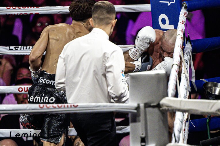 井上尚弥vs.TJ・ドヘニー。2024年9月3日、有明アリーナ　©Takuya Sugiyama