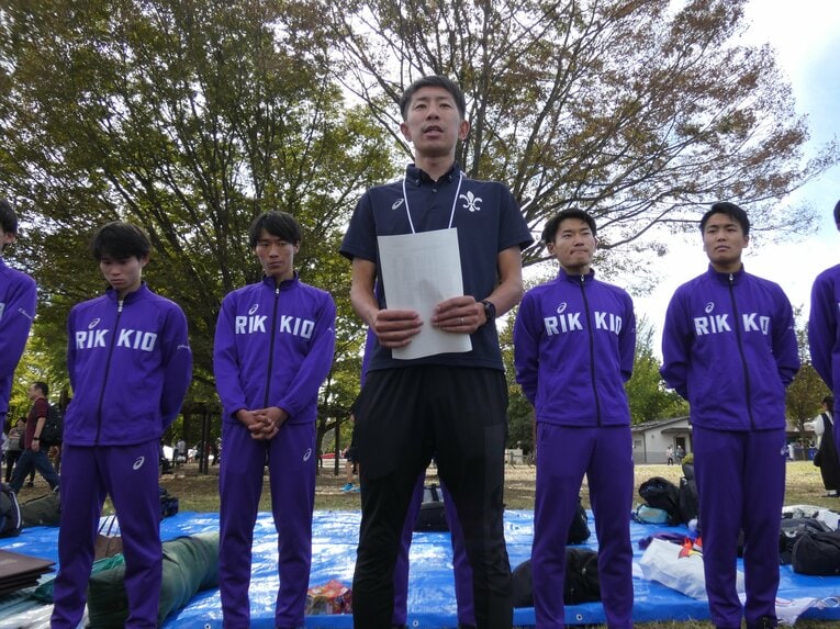 2019年、上野が就任して最初の予選会　©Shun Sato