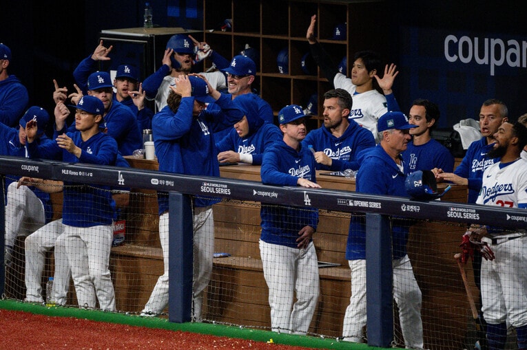 【開幕2戦目／21日】水原氏がいない試合…大谷翔平とドジャースの様子　©Nanae Suzuki