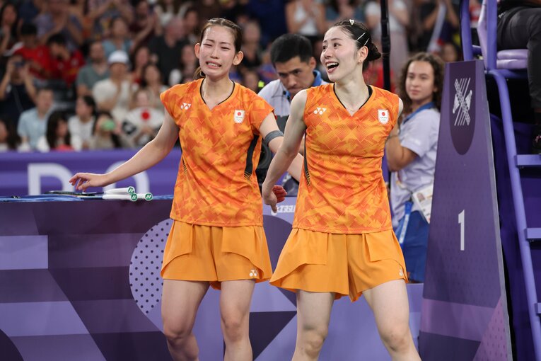 マレーシアのペアとの3位決定戦　©Ryosuke Menju/JMPA