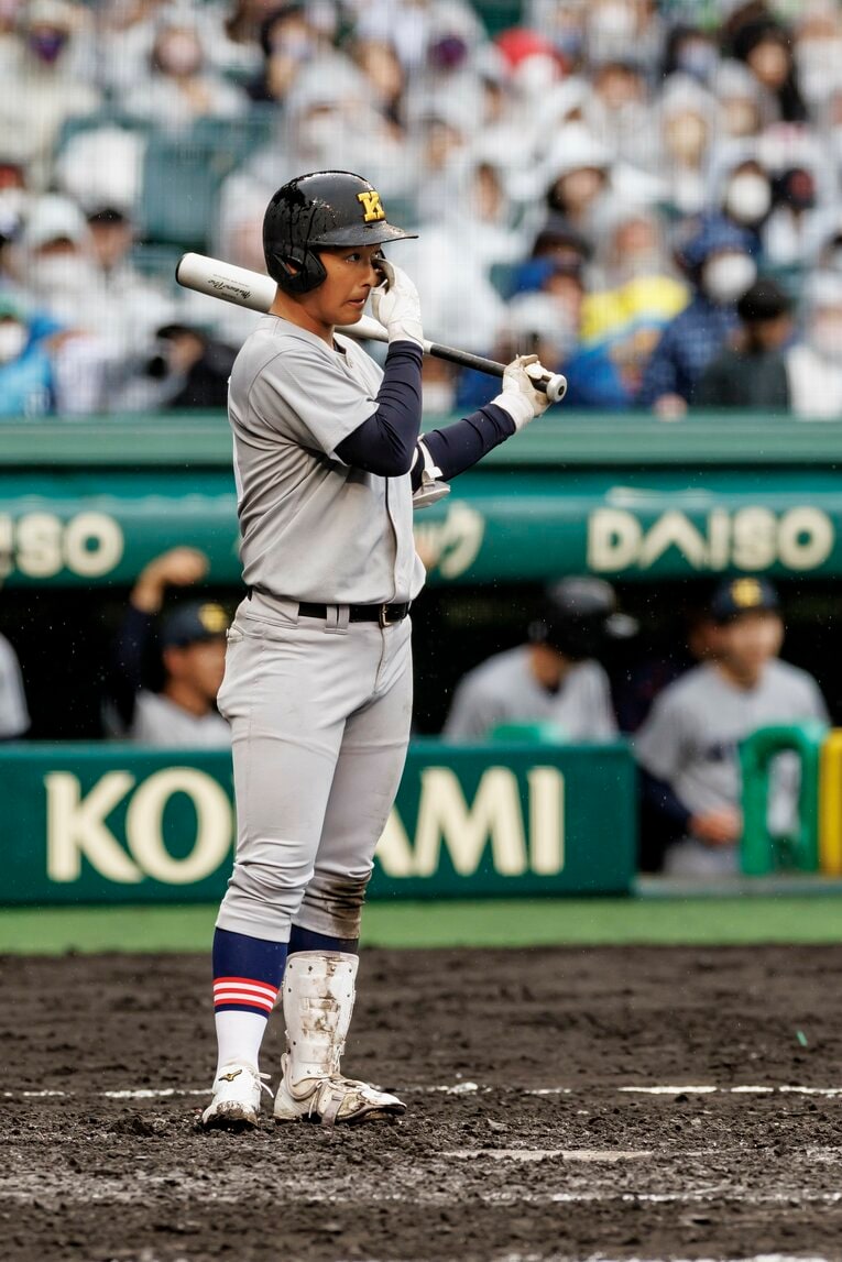 話題を呼んだ清原勝児（慶應／「5番サード」）　©Kichi Matsumoto