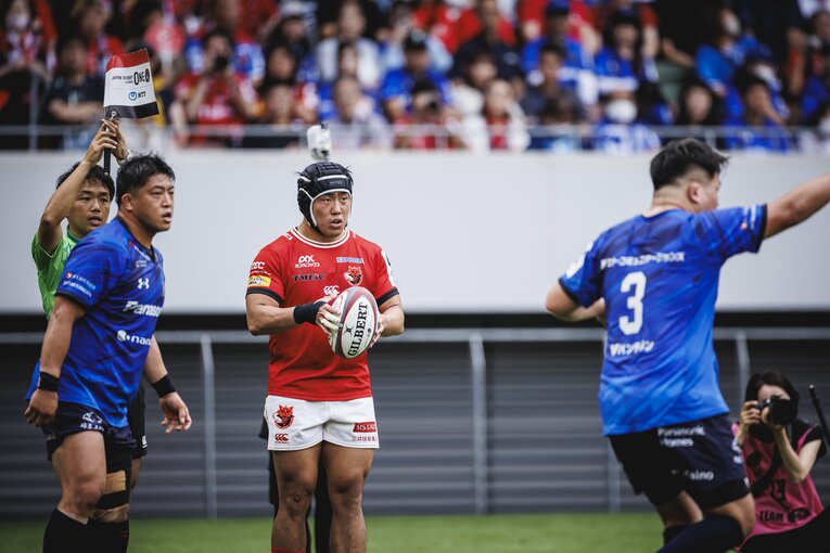 原田衛（東芝ブレイブルーパス東京）©︎Kiichi Matsumoto