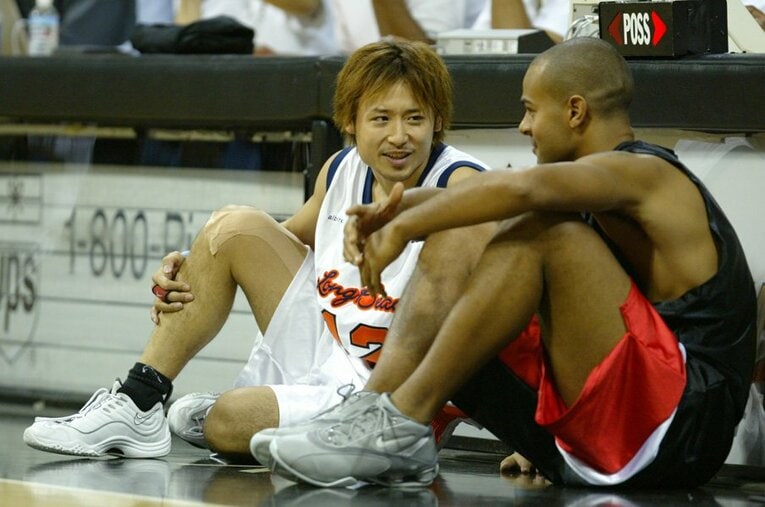 米国時代の田臥勇太 ／ photograph by Koji Asakura