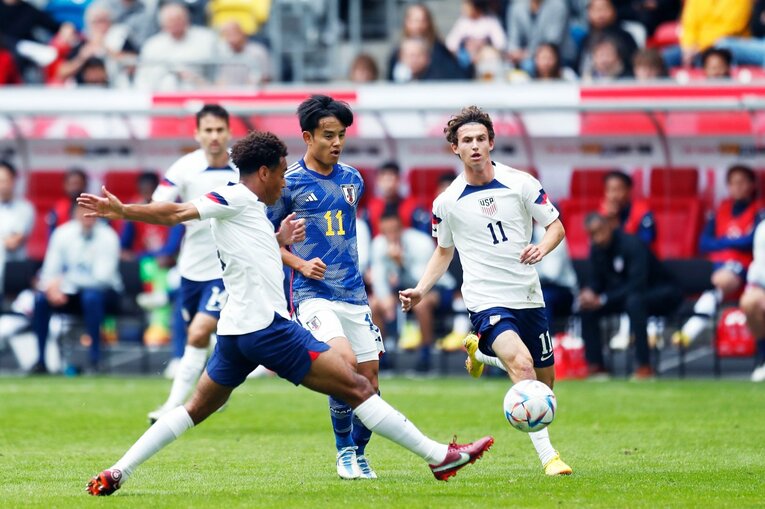 「鎌田大地、三笘薫の得点や久保建英の守備は…」「ドイツ、スペイン相手だとどうなるか」欧州在住カメラマン視点で見るアメリカ戦(23)