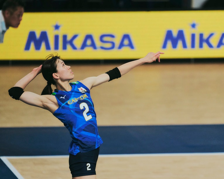 林琴奈（VNLセルビア戦）©︎Yuki Suenaga