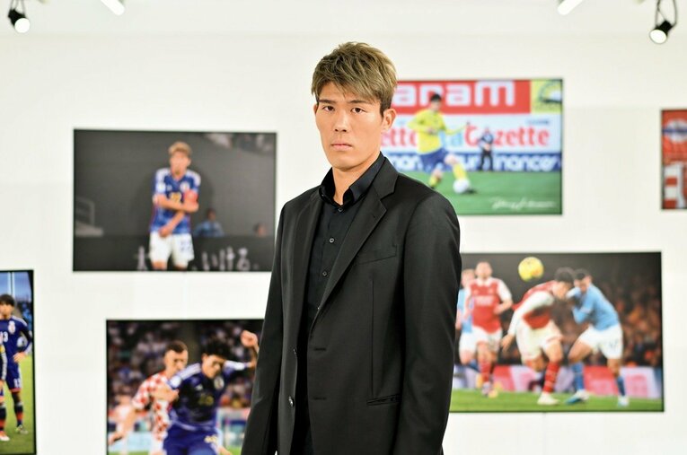 プレミアリーグのアーセナルでプレーする日本代表DFの冨安健洋。自身のキャリアで感じた「壁」について明かした ／ photograph by Hideki Sugiyama