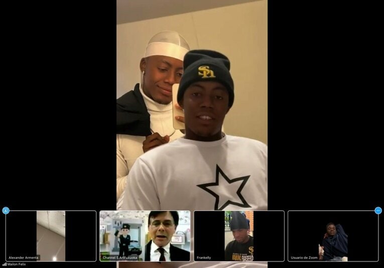 日本語授業風景　写真：球団提供