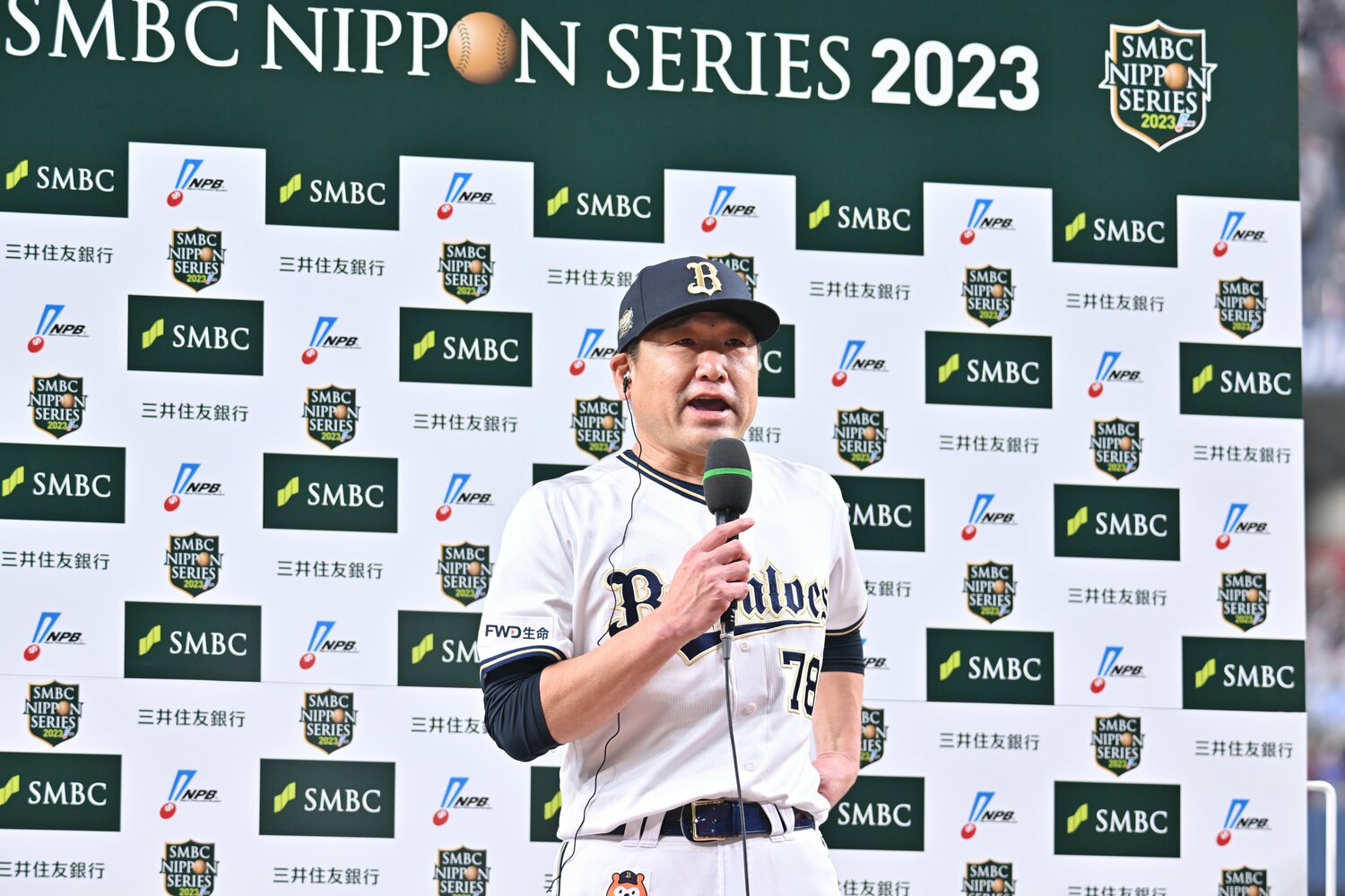 オリックス・中嶋監督は試合後のお立ち台でいつもよりコメントが滑らかに…？　©︎Hideki Sugiyama