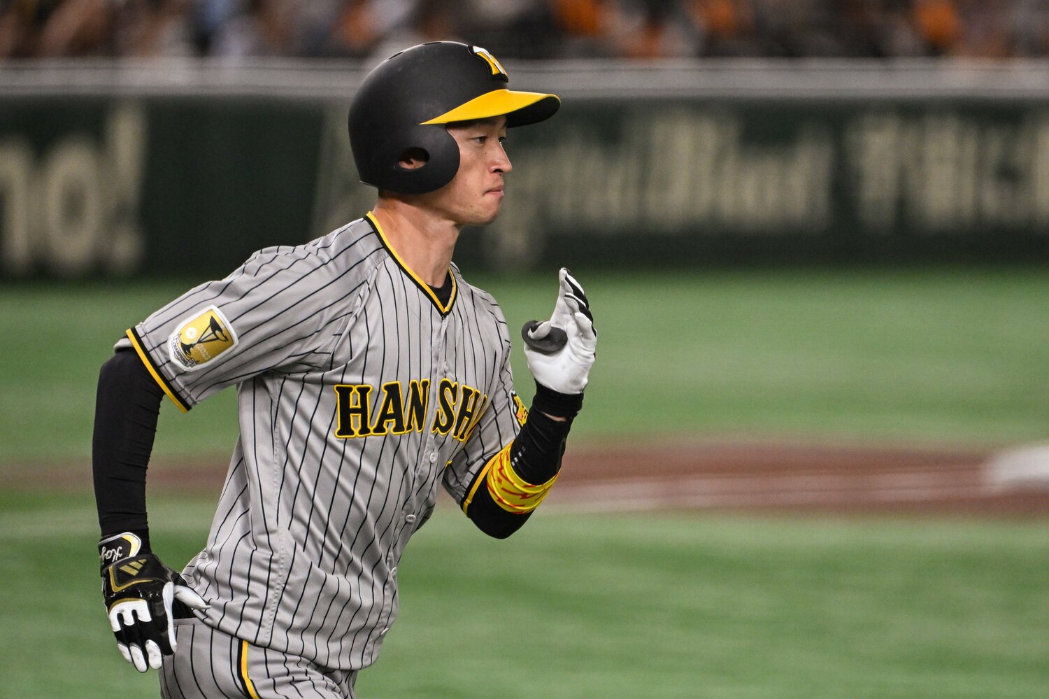 セ・リーグは9月25日時点で盗塁トップの近本でさえ20盗塁に達していないという歴史的低水準　©Nanae Suzuki