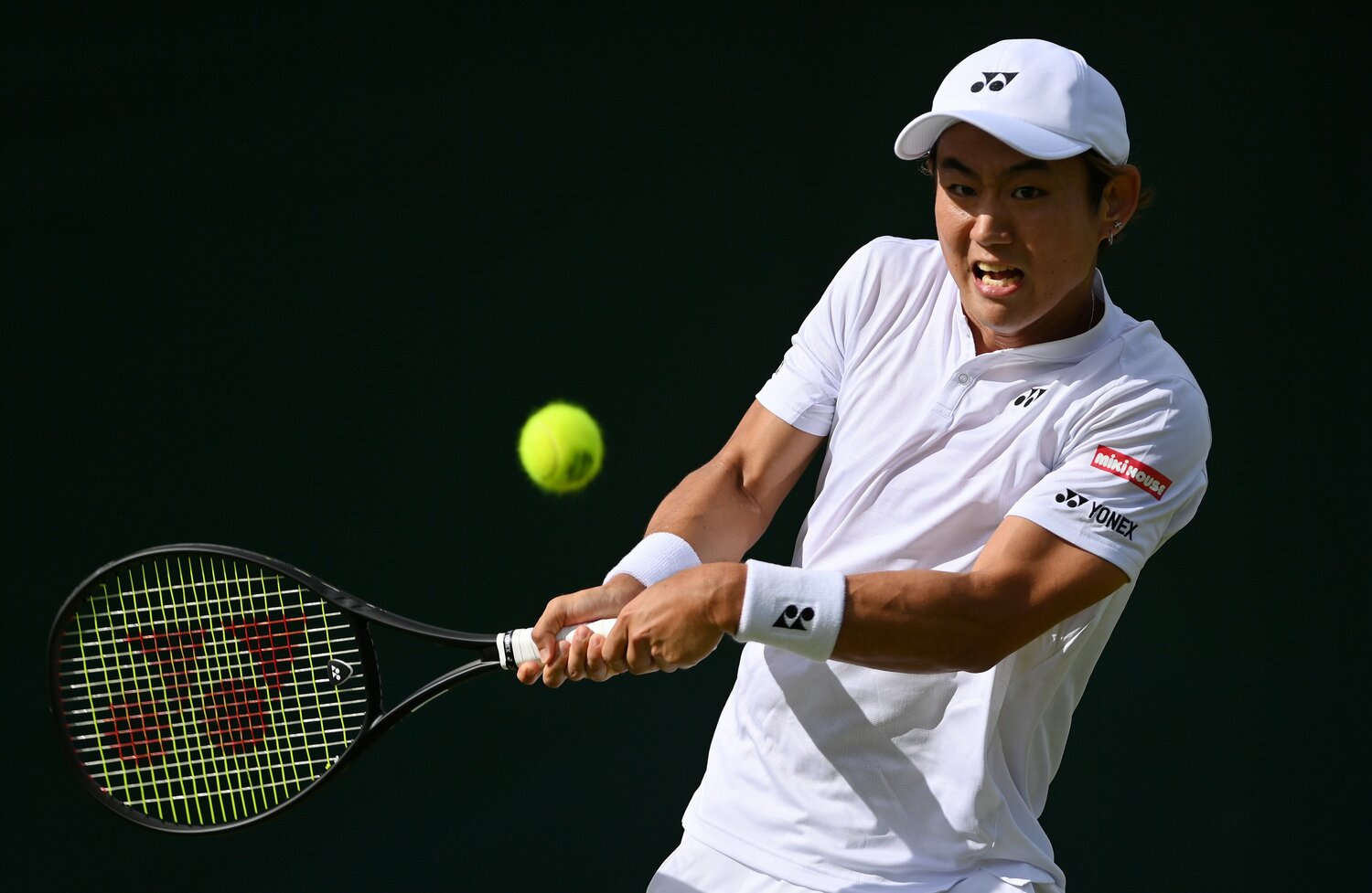 ウィンブルドン敗退後にポルトガルのチャレンジャーの大会に転戦した西岡　©Getty Images