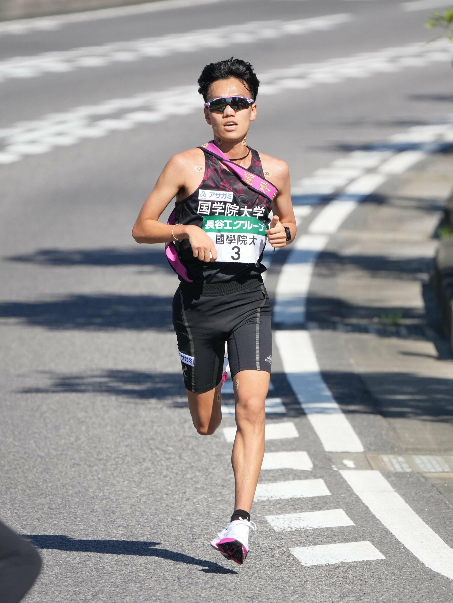 山本は6区区間賞の快走を見せる ©JIJI PRESS