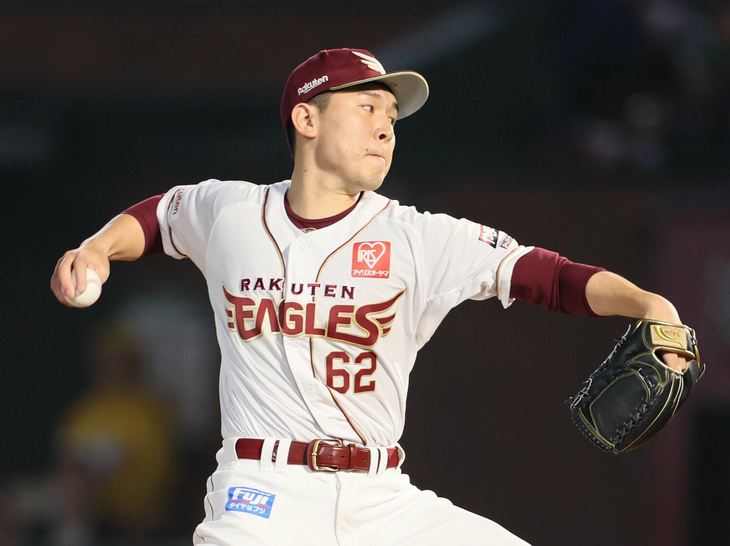 今シーズン大活躍を見せた楽天の西口。2016年のドラフトでは「10位指名」の選手だった　©JIJI PRESS