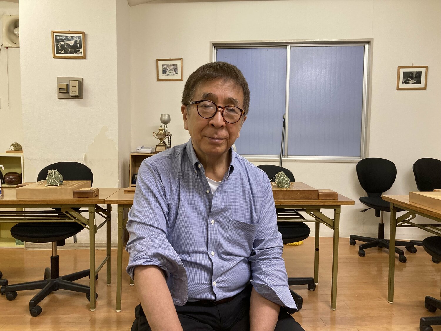 師匠の宮田利男八段　©Hiroki Kakehata