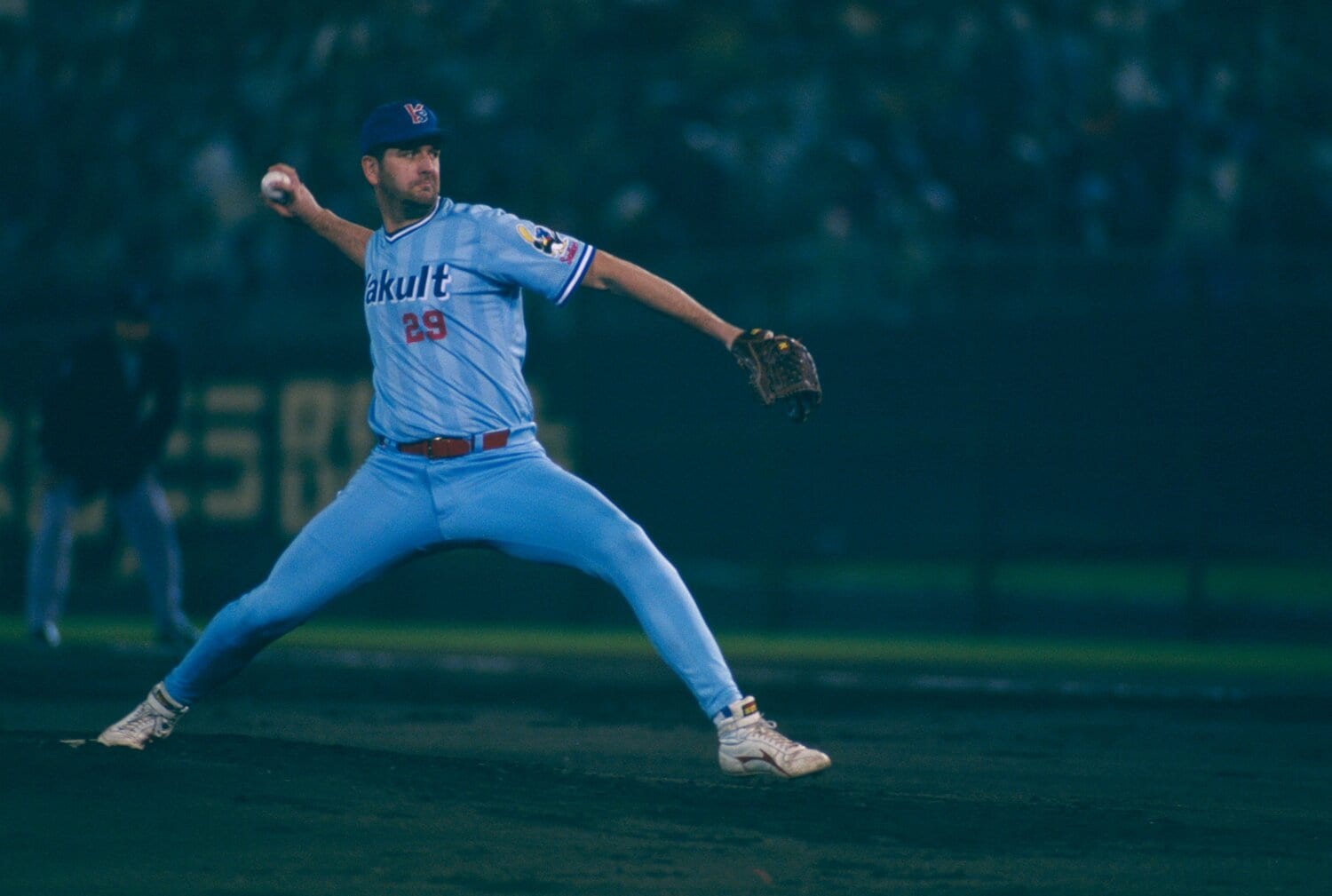 1995年、14勝を挙げたテリー・ブロス　©BUNGEISHUNJU