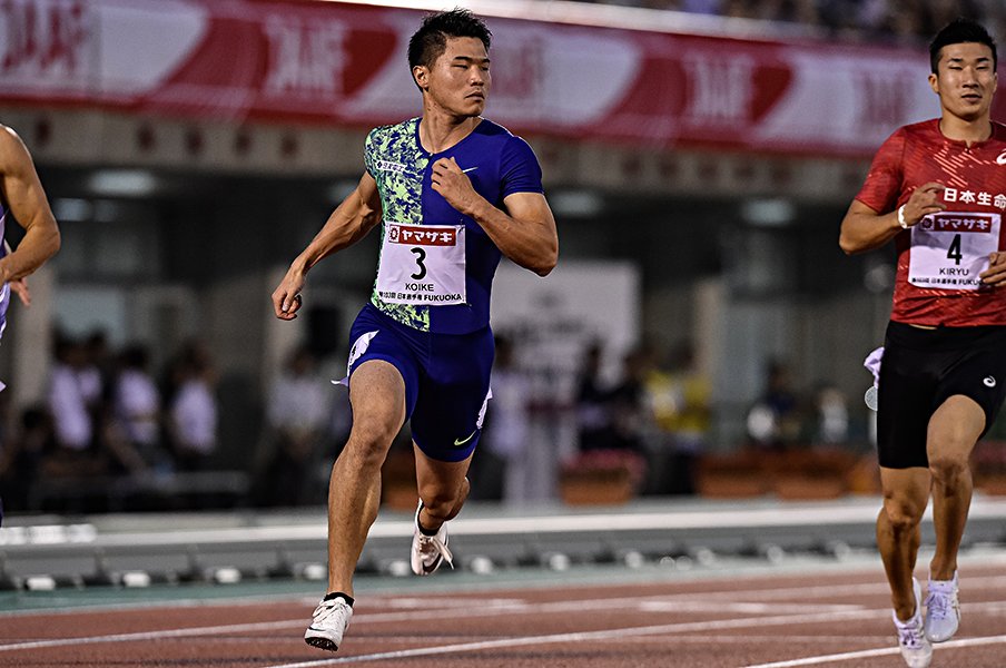 サニブラウンも桐生も本気は決勝で。“第3の男”も絶好調の激戦男子100m。＜Number Web＞ photograph by Nanae Suzuki