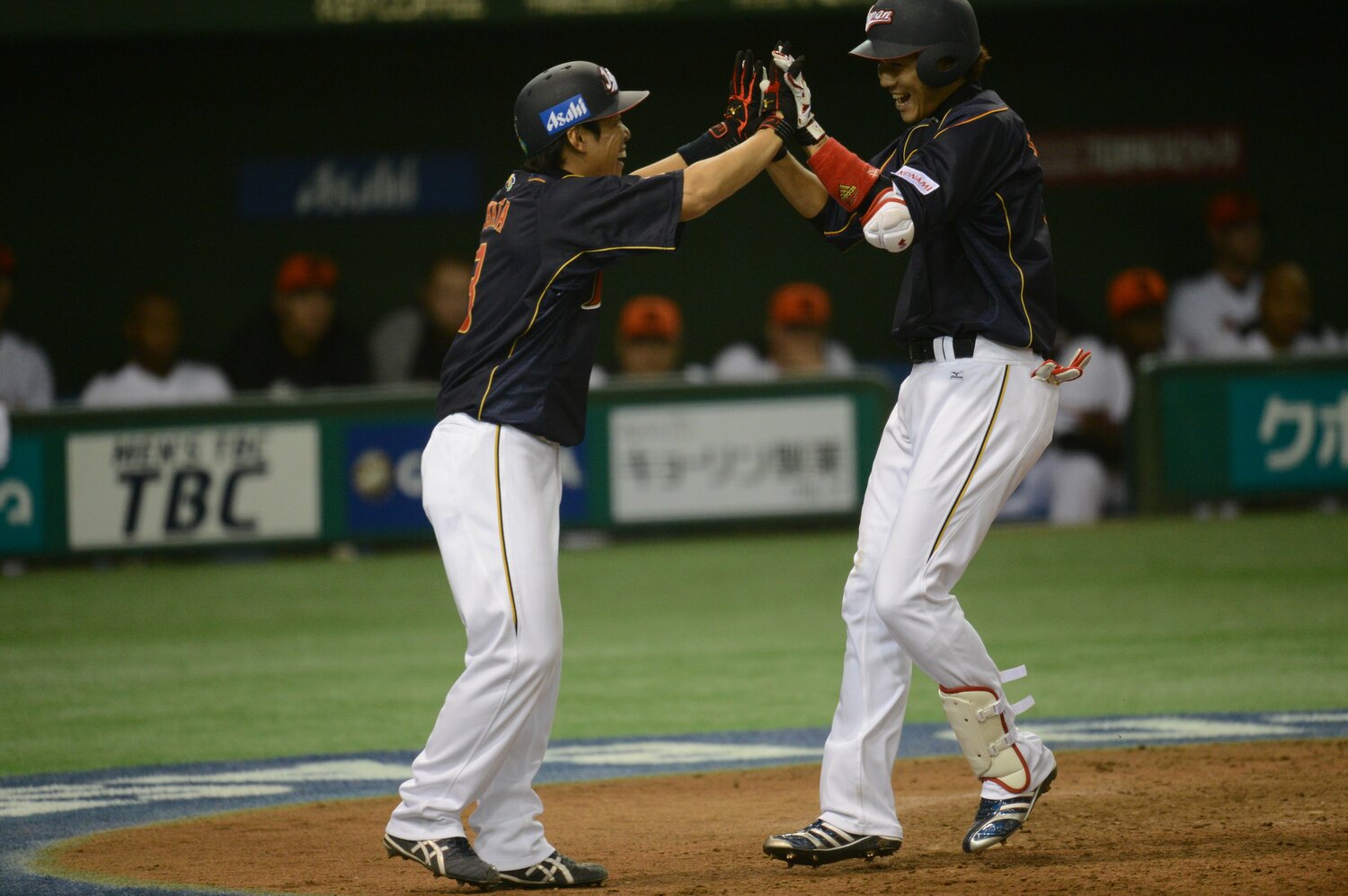 2013年の井端と坂本　©Naoya Sanuki