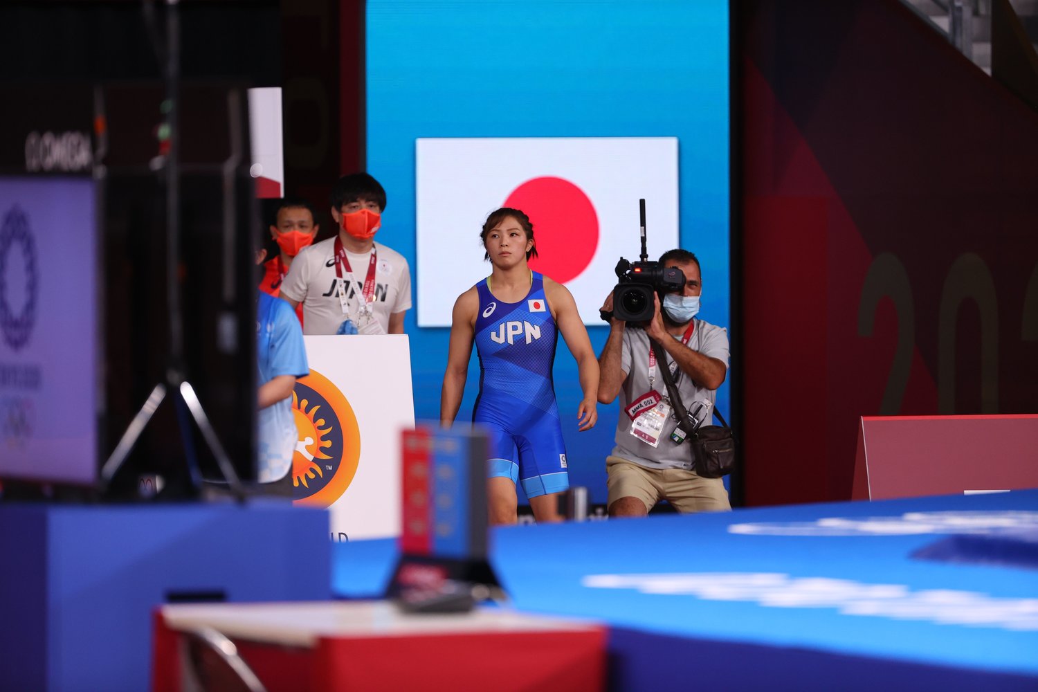 決勝の舞台に登場した友香子