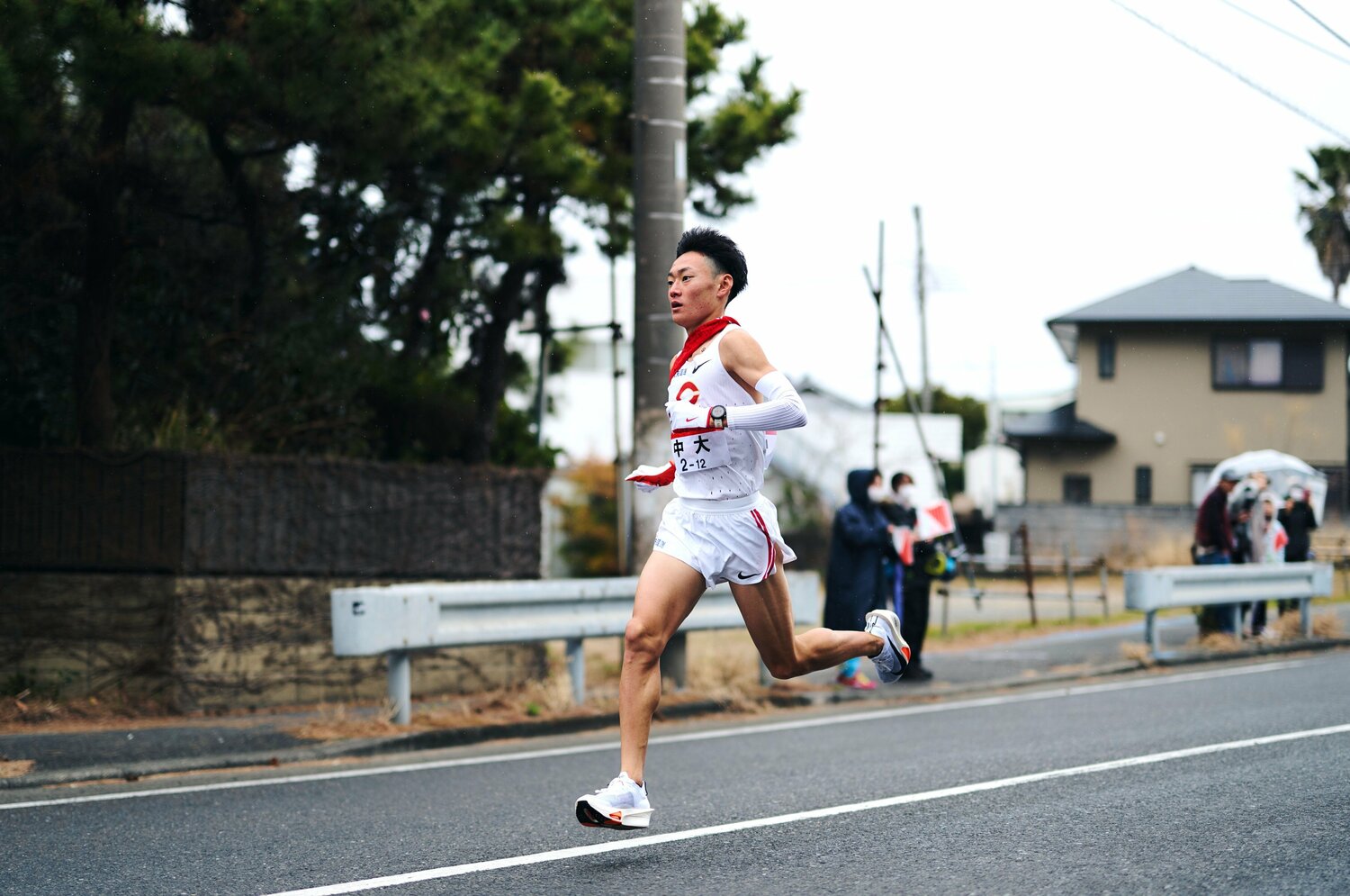 第100回箱根駅伝での中大　©Yuki Suenaga
