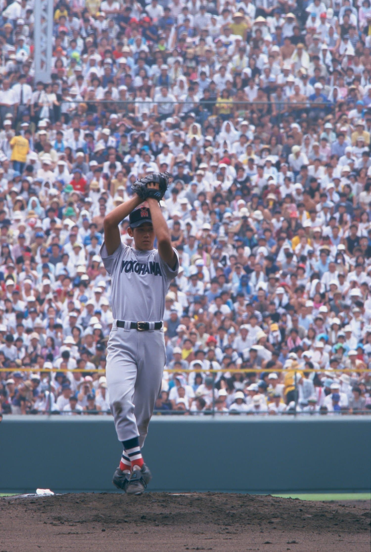 横浜高校時代の松坂大輔　©︎Sports Graphic Number