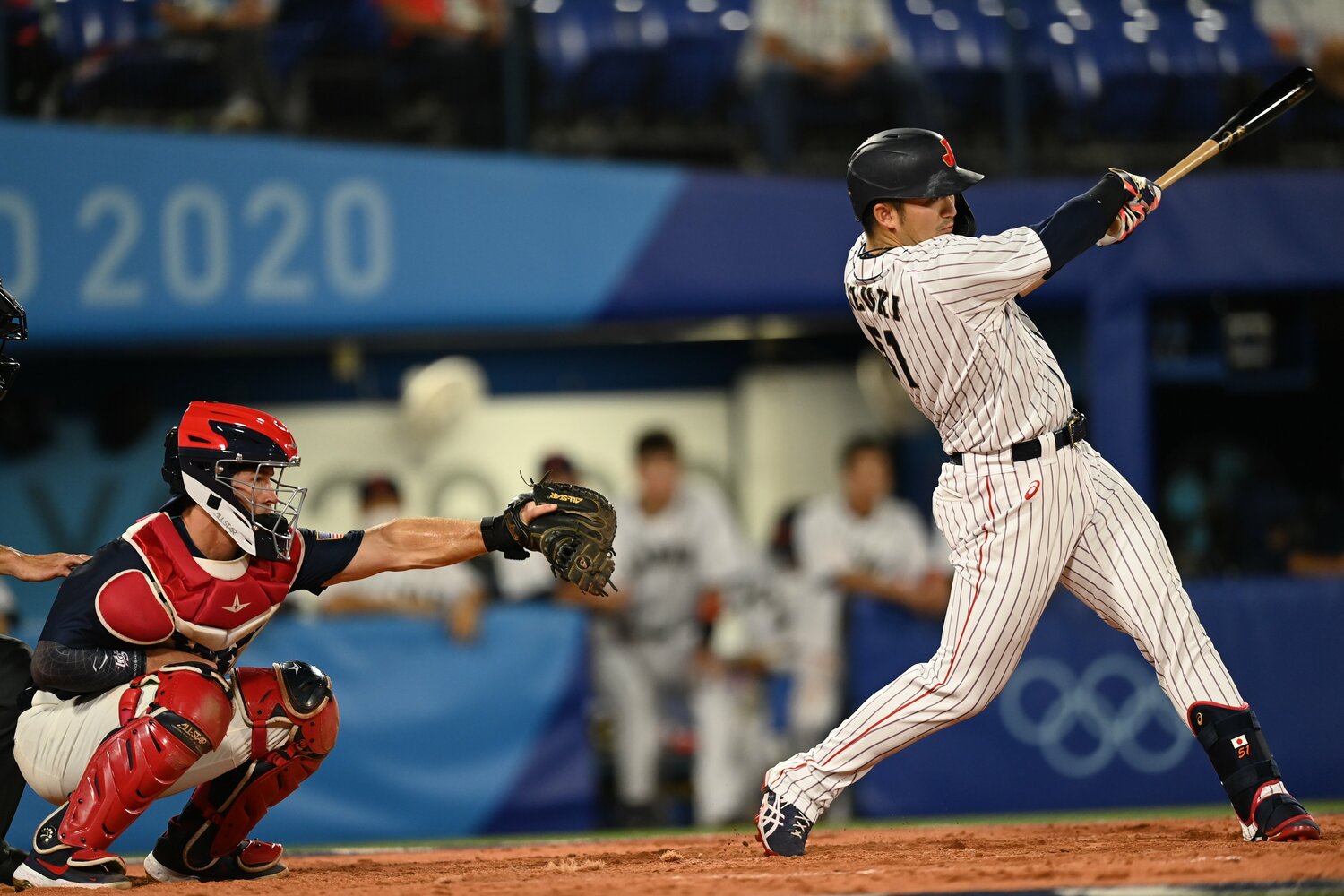 東京オリンピックでも4番を務めた鈴木　©JMPA 