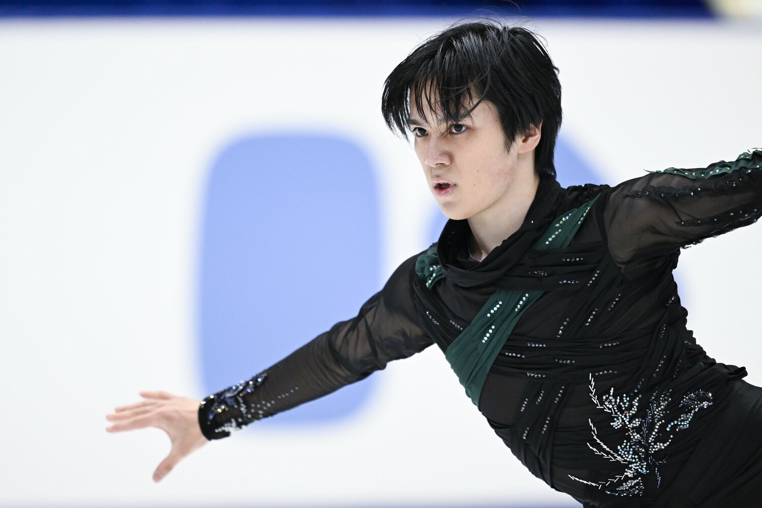 宇野の真骨頂を見せたフリーの演技　©Asami Enomoto