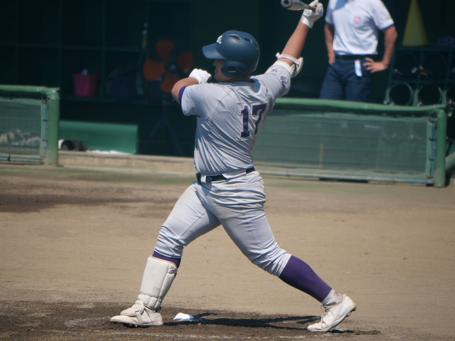 背番号は“出世番号”でもある「17」。バッターボックスに入る前から、打ちそうな雰囲気が漂う　©︎PABB-lab
