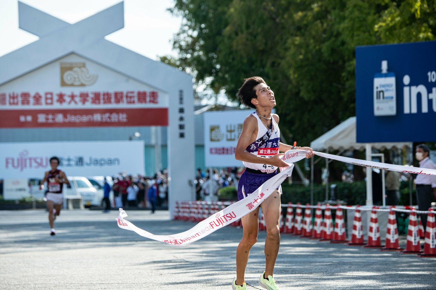 エース田澤がスパートをかけるも目標にしていた優勝に届かず、5位に終わった出雲駅伝　©Nanae Suzuki