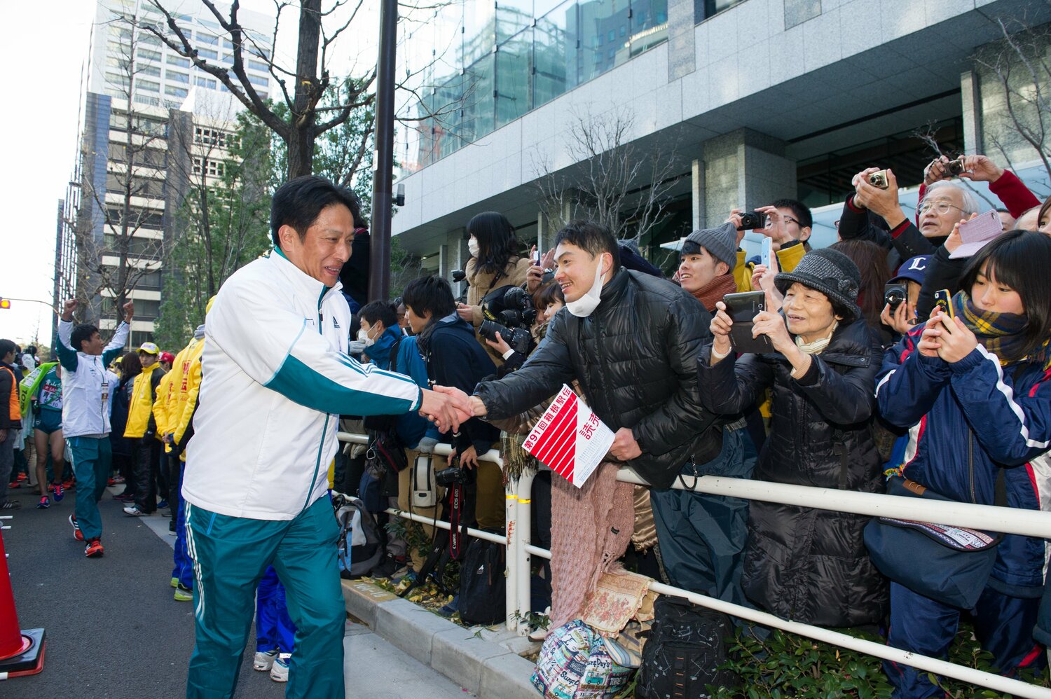 競技の枠を超えて、発信を行う原晋監督。改革の提言も行い、人気も高い　©Nanae Suzuki