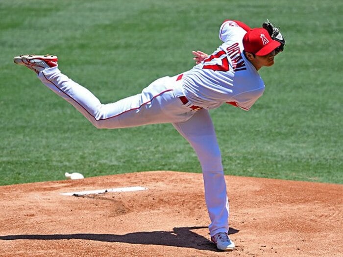 大谷翔平が語った右腕の状態。「スピードは出ていたと聞かされて」＜Number Web＞ photograph by Getty Images