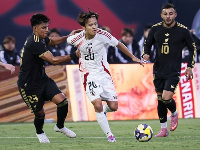 「戦術軽視じゃないけどブラジルと大違い」“日本代表戦のNHK解説者”にブラジル人記者が衝撃「クボがメキシコ戦MVP」「米国戦予想スタメンは…」＜Number Web＞ photograph by JIJI PRESS